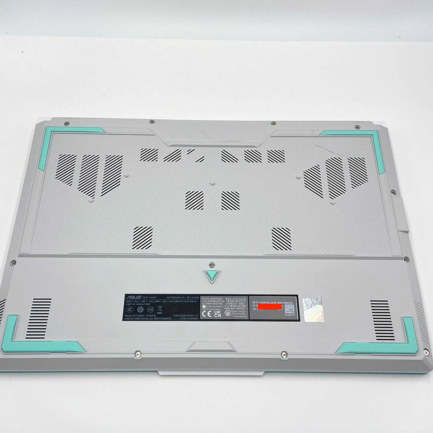 US配列・中国版 美品 ASUS F15 FX507VU  i7 13620H 16GB 512GB RTX 4050 Laptop GPU 【C5638-100】バッテリー最大容量96%