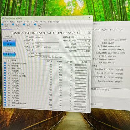 DELL Precision 5820 Tower Xeon W-2123 16GB SSD512GB HDD6TB(2TB×3) Quadro P2000 Windows11 Pro for Workstations【C4546-160】