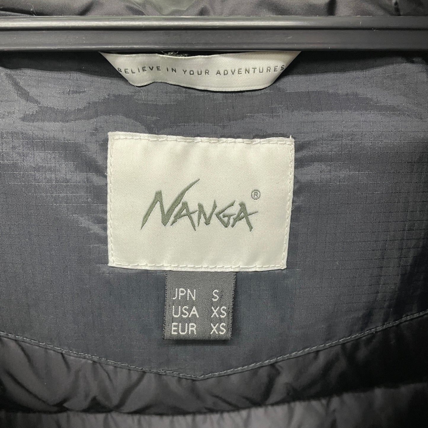 NANGA オーロラジャケットナンガ オーロラテックス スタンドカラーダウンジャケット ブラック サイズ:S【C5635】