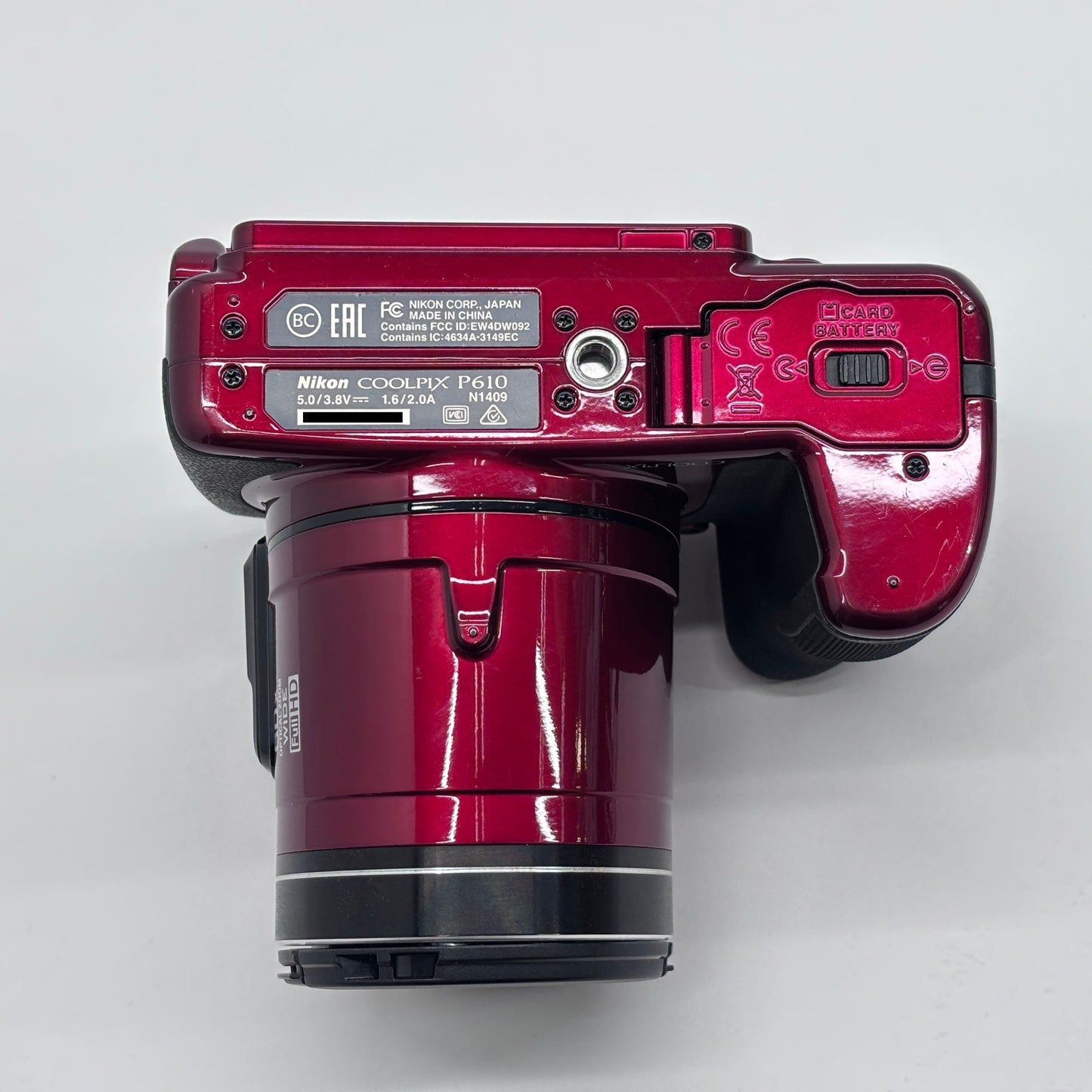 Nikon デジタルカメラ COOLPIX P610 レッド 【C8147-60】