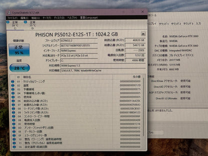 GALLERIA XA7C-R36T i7-12700 16GB SSD 1TB HDD 1TB RTX 3060 Windows11 Home デスクトップ ゲーミングパソコン【C6135-160】
