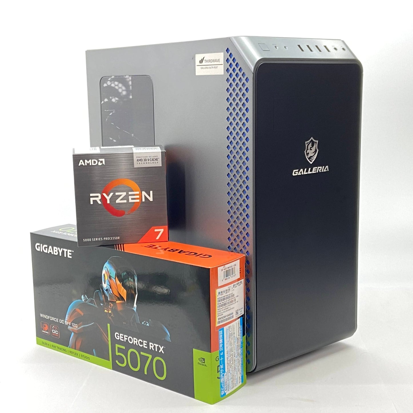 GALLERIA Ryzen7 5800X3D 32GB SSD 1TB RTX5070 Windows11Home 【C5509-160】