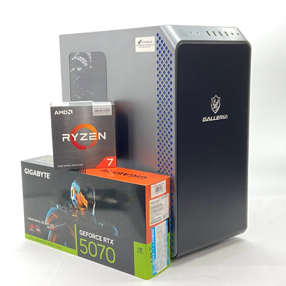 GALLERIA Ryzen7 5800X3D 32GB SSD 1TB RTX5070 Windows11Home 【C5509-160】