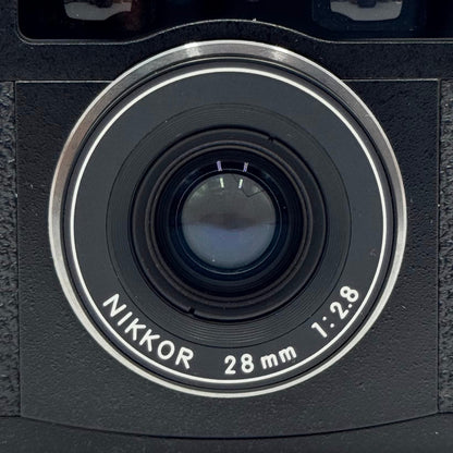 美品 Nikon ニコン 28Ti NIKKOR 28ｍｍ 1:2.8 コンパクト フィルムカメラ 【C3943-60】