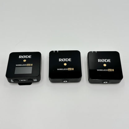RODE Wireless GO II ワイヤレスマイクロホンシステム【C9346-C】
