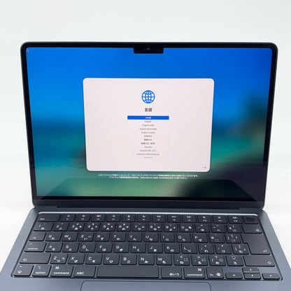 美品 新品同様 Apple MacBook Air MW123J/A M4 2025 16GB SSD 256GB 充放電回数3回 バッテリー最大容量100%【C5480-80】