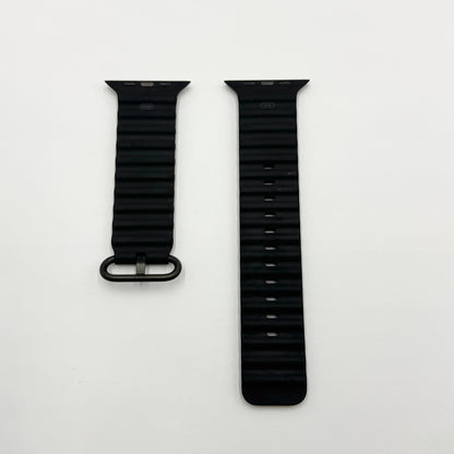 美品 Apple Watch Ultra 3 49mm GPS + Cellular チタニウムケース/ブラックオーシャンバンド MF0J4J/A 付属品完備 バッテリー最大容量100% 【C9030-C】