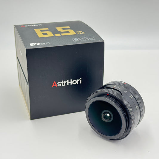 美品 AstrHori 6.5mm F2.0 fisheye ソニーEマウント 【C6847-60】