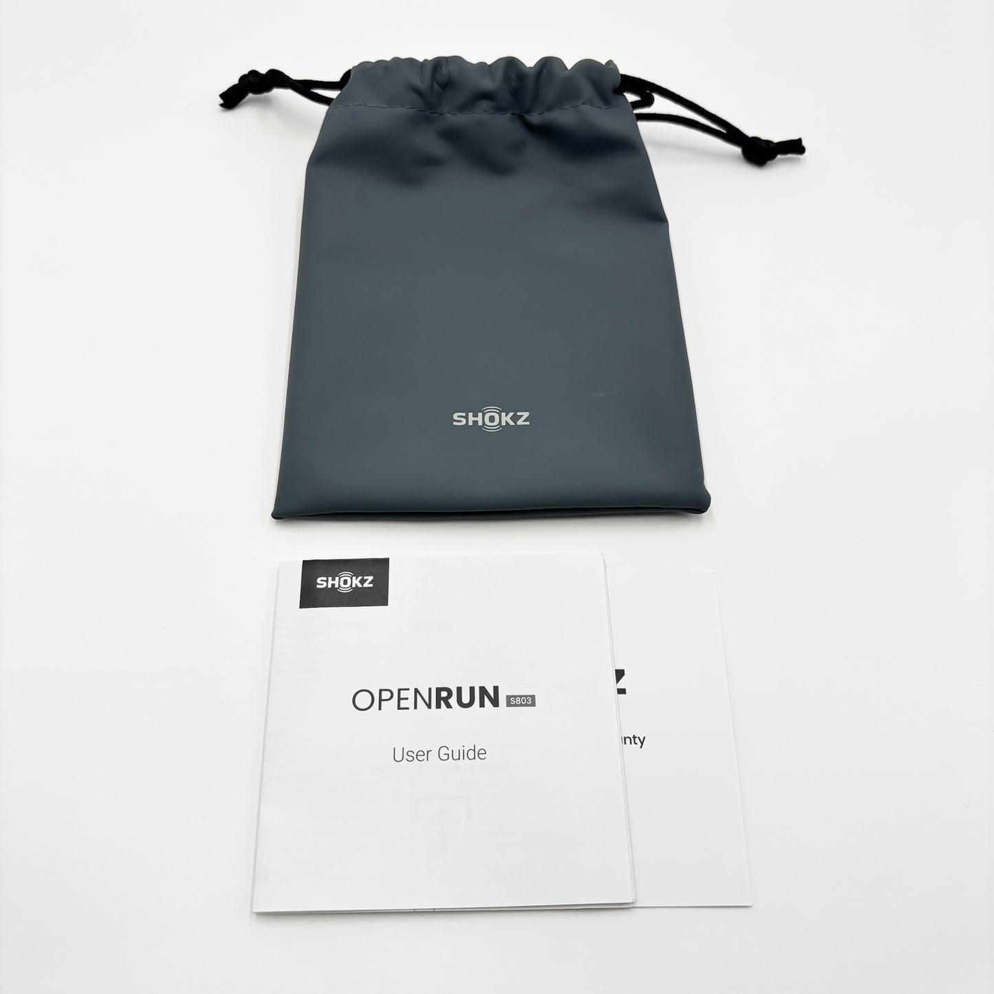 美品 SHOKZ OPENRUN S803 骨伝導イヤホン【C8728-C】