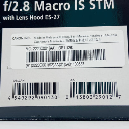 美品 Canon MACRO LENS EF-S 35mm F2.8 IS STM EF-Sマウント【C4431-60】