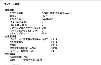 Apple MacBook Pro 2019 15インチ Core i9 32GB 1TB USキーボード【C4395-80】