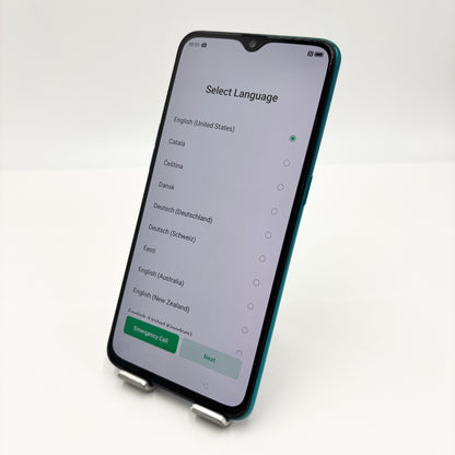 美品 OPPO Reno A CPH1983 64GB ブルー 付属品完備【C8575-60】