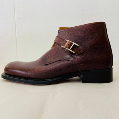 保管品 HERMES エルメス ストラップ ショートブーツ メンズ 39 1/2  i19207