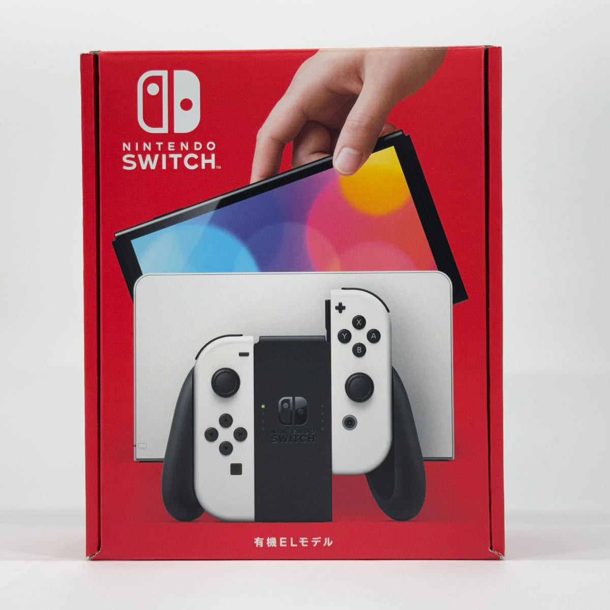 新品 Nintendo Switch (有機ELモデル) Joy-Con(L)/(R) ホワイト HEG-S-KAAAA【C9522-80】