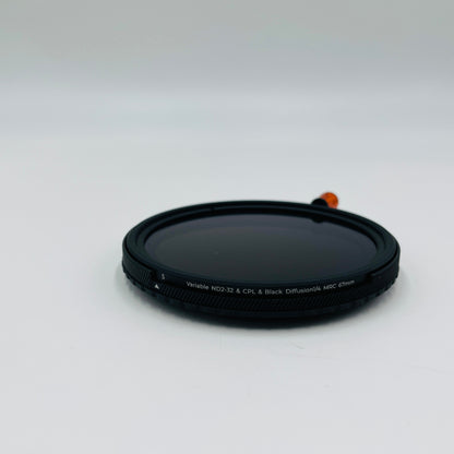 K&F CONCEPT Variable ND2-32 & CPL & Black Diffusion 1/4 67mm フィルター 　【C4356-C】