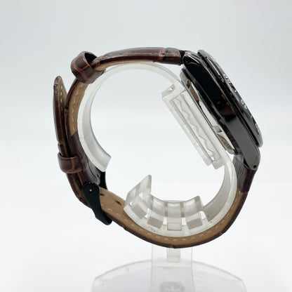 美品 セイコー SEIKO 5 21石 7S26-02T0 自動巻き 腕時計 ブラック文字盤 デイデイト箱・説明書【C8023-60】