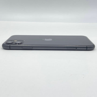 Apple iPhone 11 128GB MWM02J/A スマートフォン ブラック バッテリー最大容量75% 【C5754-C】