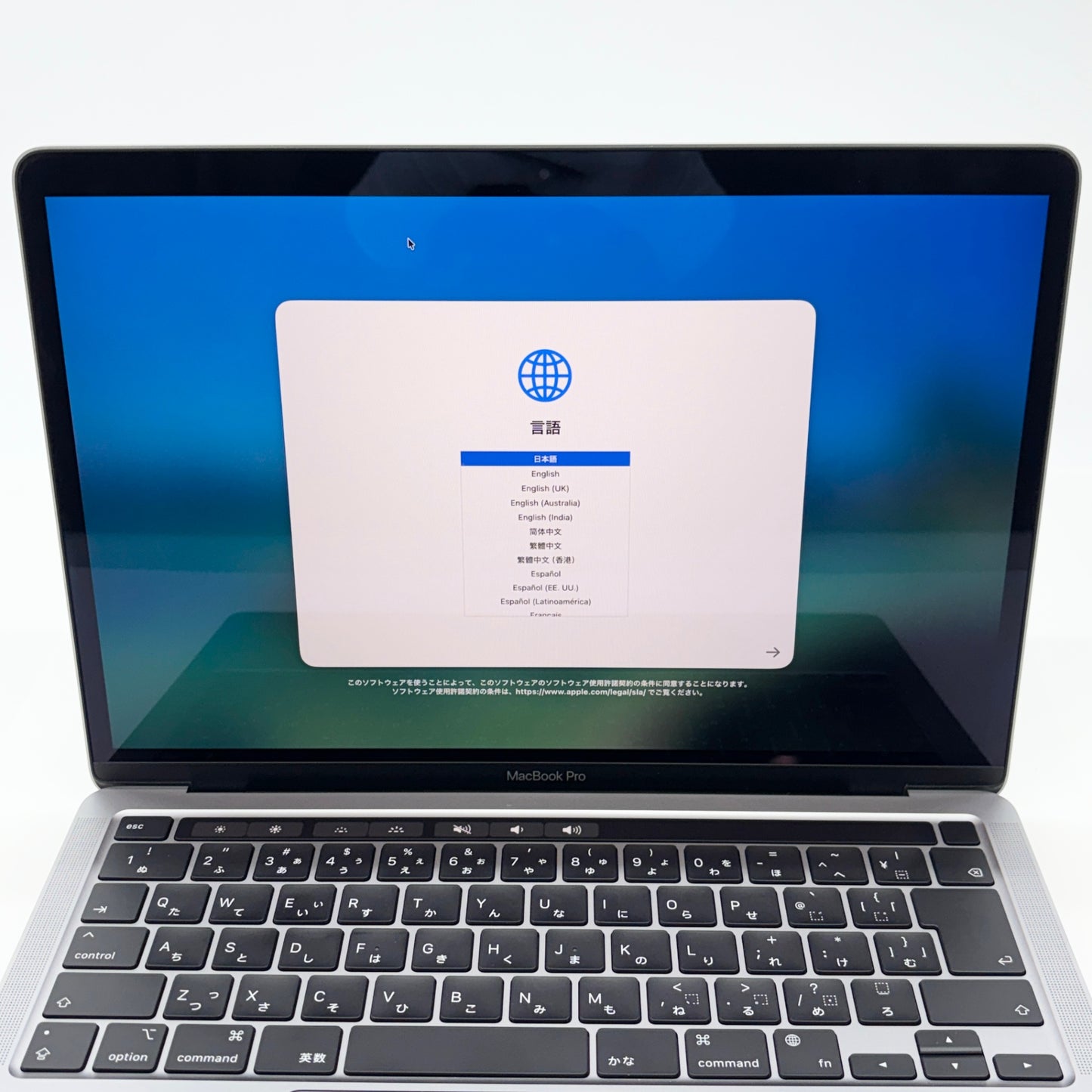 美品 新品同様 MacBook Pro Retina 13インチ (Mid 2022) Apple M2 8コア/8GB/SSD 256GB スペースグレイ MNEH3J/A バッテリー最大容量100%【C5466-80】