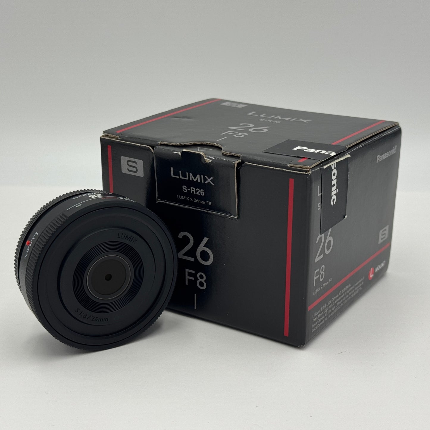 Panasonic LUMIX S 26mm F8 S-R26 Lマウント パンケーキレンズ【C7479-60】