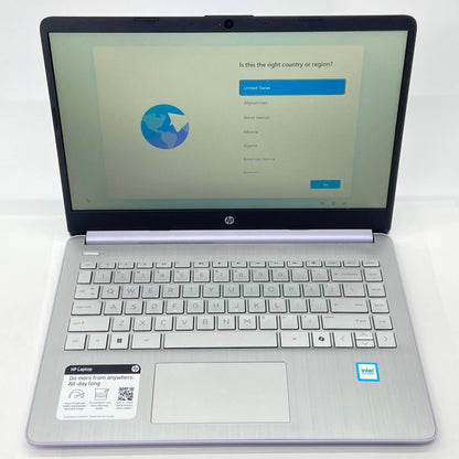美品 HP Laptop 14-dq6014dx N150 16GB UFS128GB Windows11Home in S mode USキー 【C5129-100】