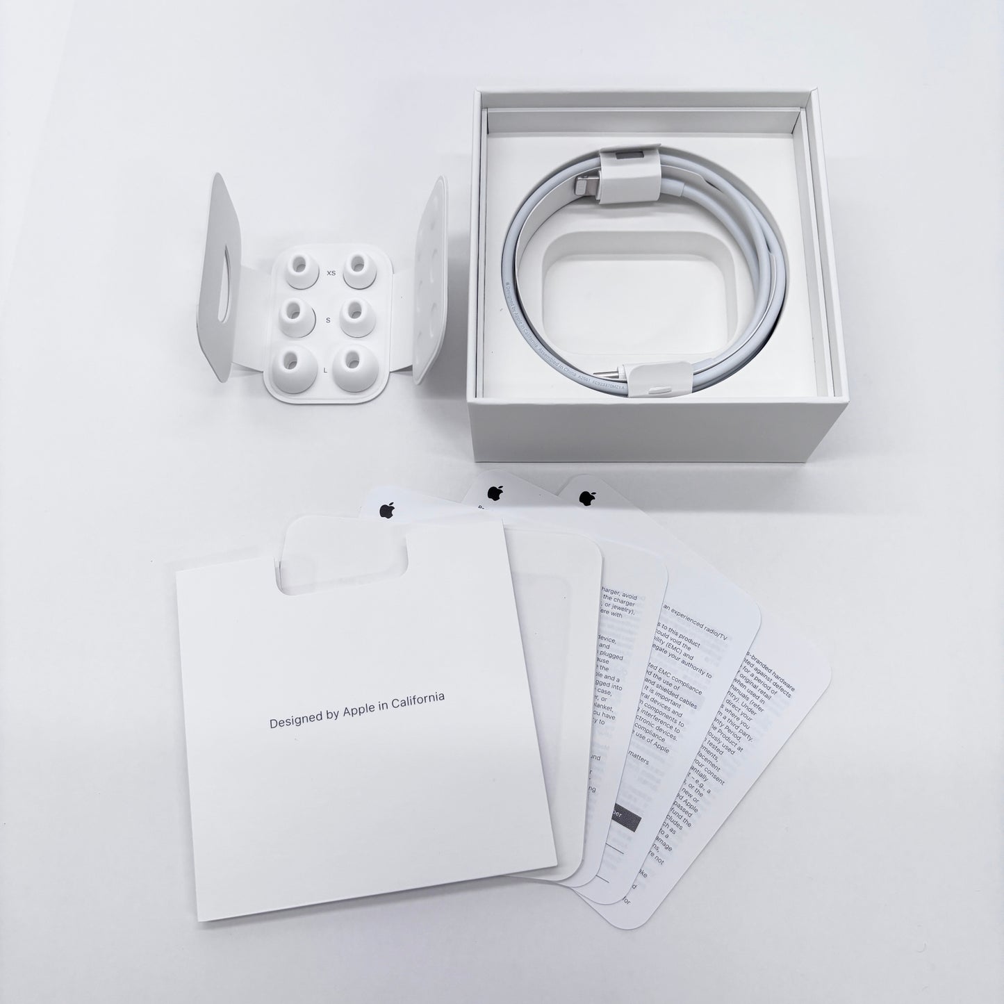 Apple AirPods Pro 第2世代 Lightningタイプ MQD83J/A 付属品完備【C8097-60】