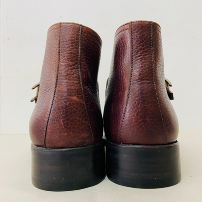 保管品 HERMES エルメス ストラップ ショートブーツ メンズ 39 1/2  i19207