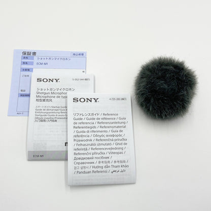 美品 SONY ECM-M1 ショットガンマイク【C6657-60】