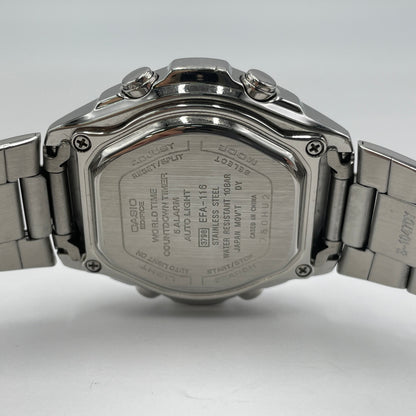 CASIO EDIFICE EFA-116 ブラック【C4706-C】