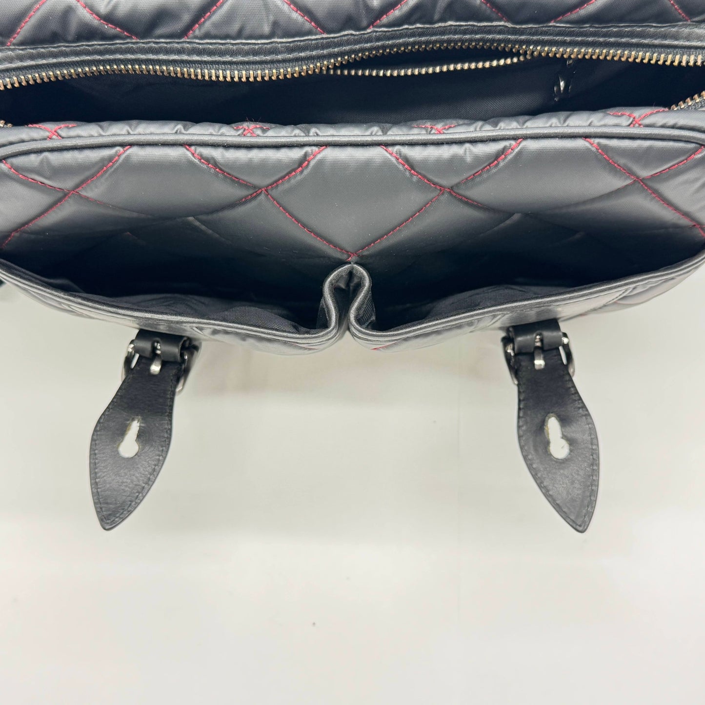希少 美品 ハンティングワールド ショルダーバッグ キルティング【C7615】