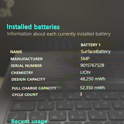 美品 surface laptop 13 snapdragon x plus 16GB SSD 512GB Windows11Home バッテリー最大容量100%【C5410-80】