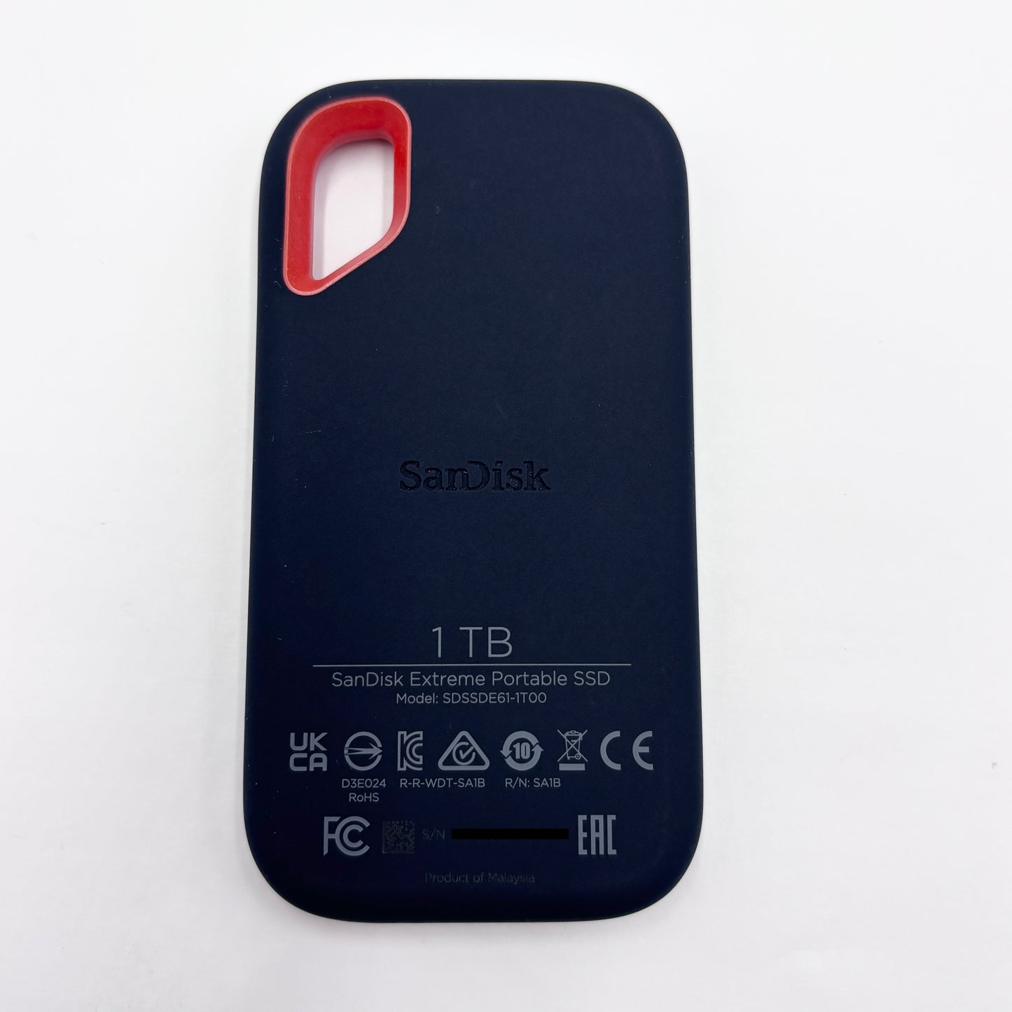 SanDisk Extreme Portable SSD SDSSDE61-1T00 ポータブル 外付け ストレージ1TB【C8140-N】