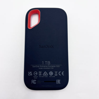 SanDisk Extreme Portable SSD SDSSDE61-1T00 ポータブル 外付け ストレージ1TB【C8140-N】