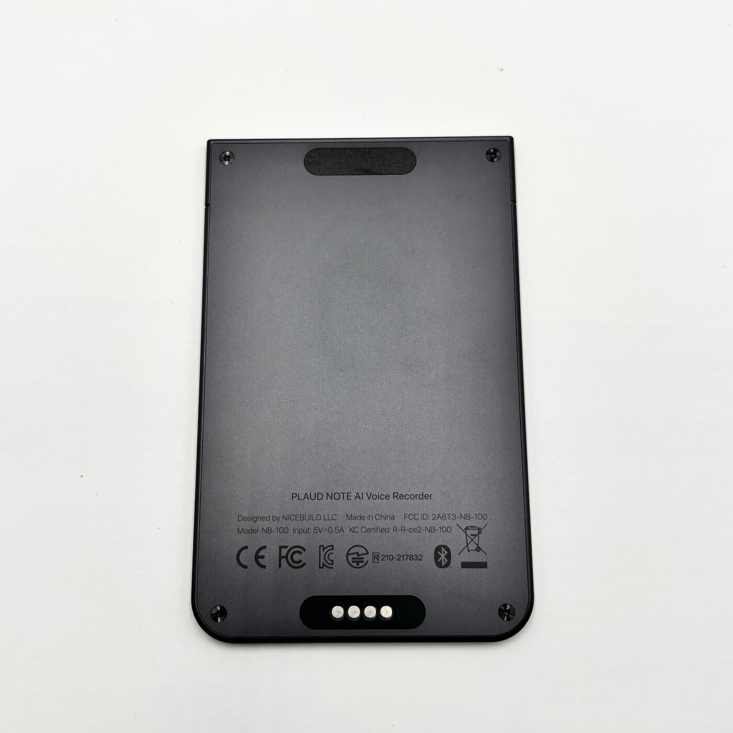 PLAUD NOTE AIボイスレコーダー NB-100 ブラック 64GB【C8723-C】