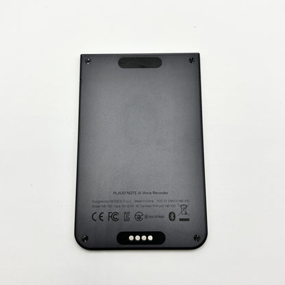 PLAUD NOTE AIボイスレコーダー NB-100 ブラック 64GB【C8723-C】