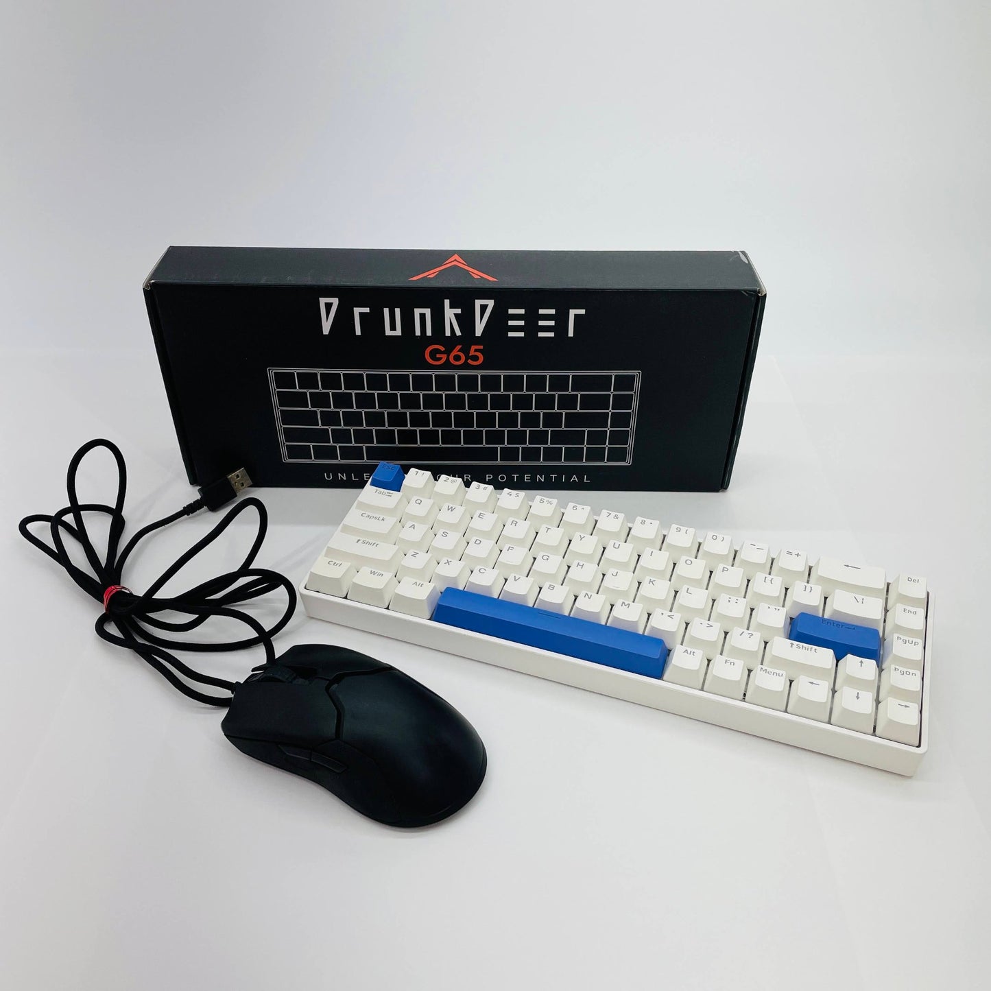 DrunkDeer G65 ラピッドトリガーキーボード ＋Razer VIPER V2 PRO 8K【C4461-80】