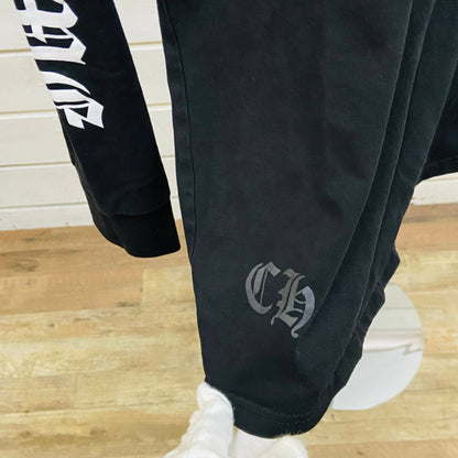 CHROME HEARTS 　クロムハーツ　オールドイングリッシュ　 長袖　Tシャツ　【C2602】