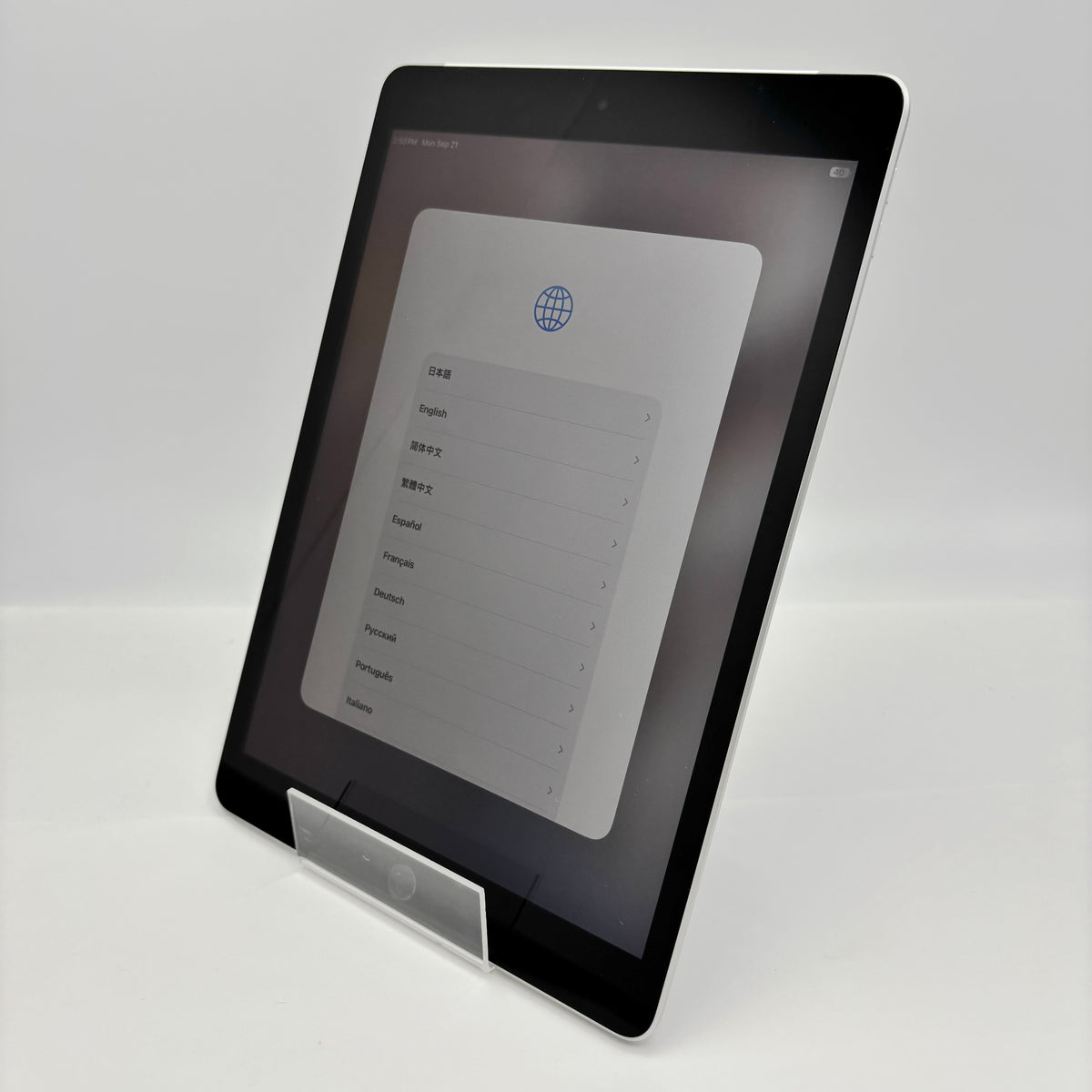 美品 Apple iPad（第9世代）Wi-Fi + Cellularモデル 64GB MK493J/A シルバー バッテリー最大容量94% 【C9088-60】