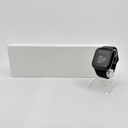美品 Apple Watch Series 11 GPSモデル 46mm ジェットブラック AL Black SB S/M MEUW4J/A バッテリー最大容量100%【C9328-C】