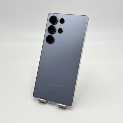 美品 Galaxy S25 Ultra SM-S938Q 256GB SIMフリー チタニウムブラック 国内版 【C6029-C】