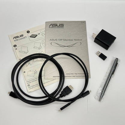 ASUS ZenScreen MB16AMT モバイルモニター バッテリー内蔵 タッチパネル式【C6791-100】