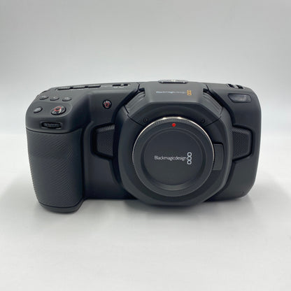 美品 ブラックマジックデザイン Blackmagic Pocket Cinema Camera 4K おまけ付き【C5384-60】