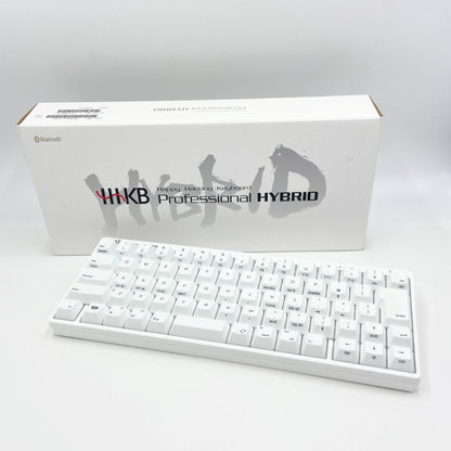美品 PFU キーボード HHKB Professional HYBRID Type-S 日本語配列／雪 PD-KB820YSC	【C5798-60】