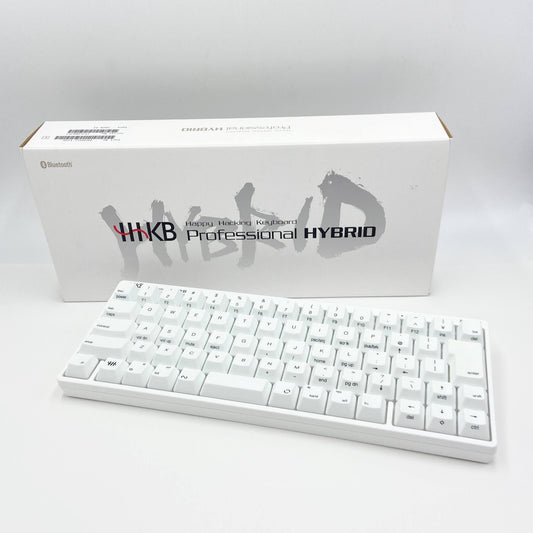 美品 PFU キーボード HHKB Professional HYBRID Type-S 日本語配列／雪 PD-KB820YSC	【C5798-60】