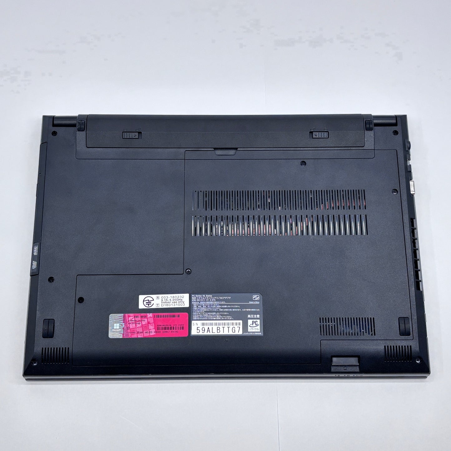 新品SSD Frontier  nlc190 ノートパソコン i3-10110U 8GB SSD256GB Windows11Home バッテリー最大容量94% 【C5545-80】