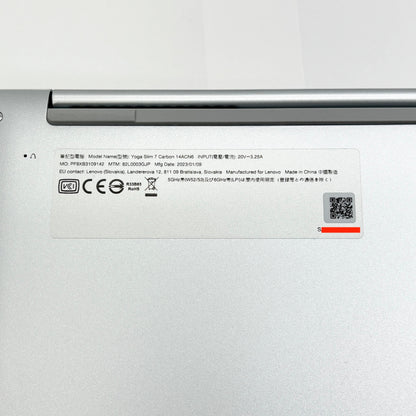 Lenovo レノボ ノートPC Yoga Slim 7 Carbon 14ACN6  82L0003GJP クラウドグレー Ryzen 5 5600U 8GB SSD512GB バッテリー最大容量93%【C6115-80】