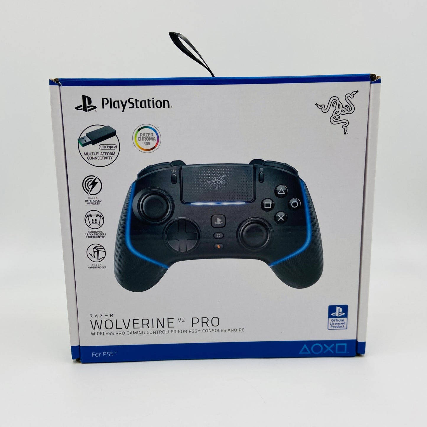 美品 Razer Wolverine V2 Pro ワイヤレスコントローラー PS5 C3845 80サイズ発送