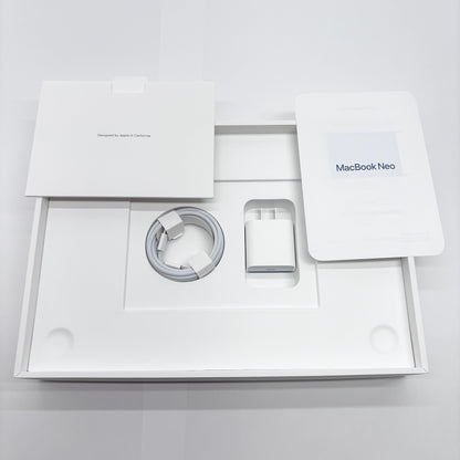 新品同様 美品 MacBook Neo 13インチ MHFG4J/A 8GB SSD 512GB インディゴ 限定保証ありバッテリー最大容量100%【C8483-80】