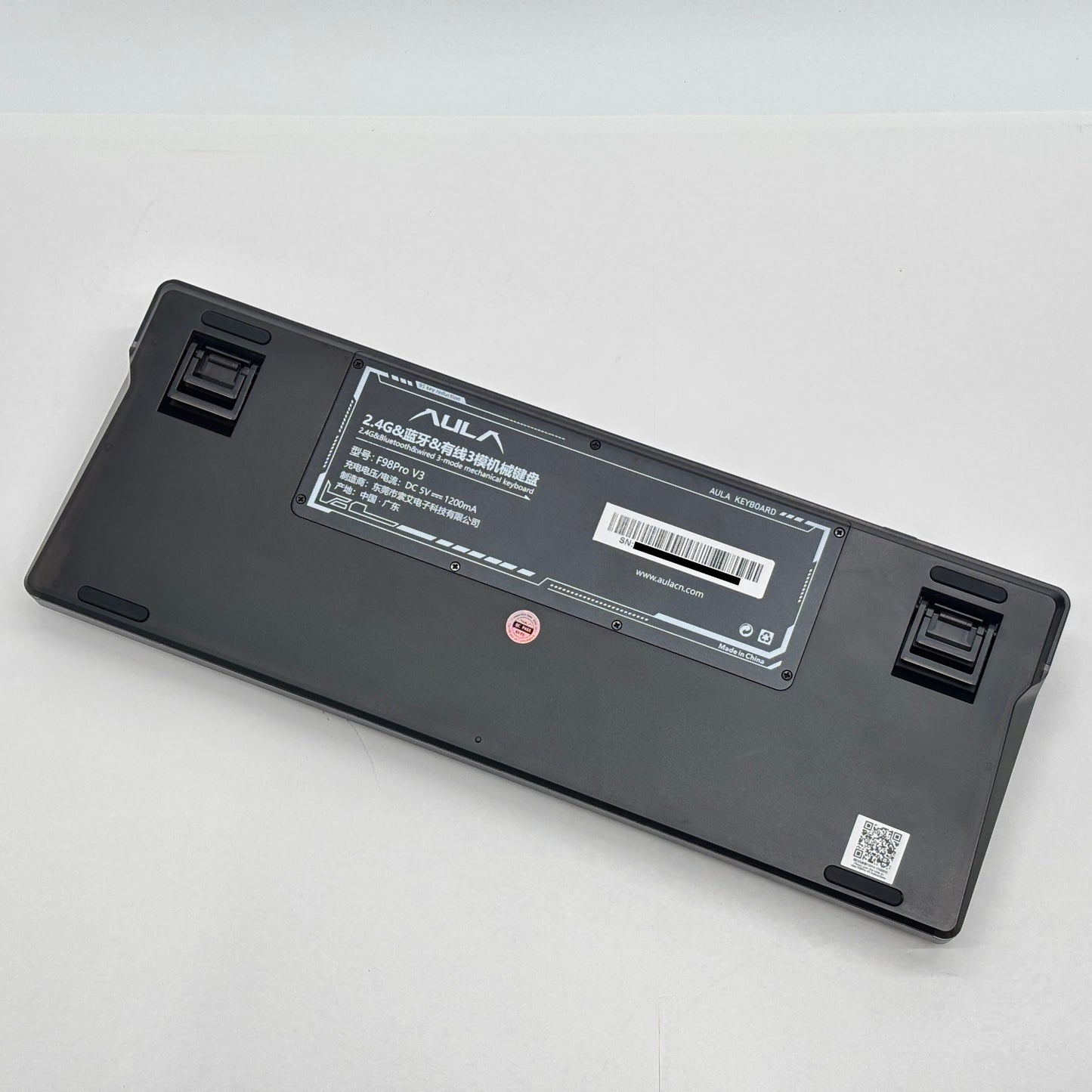 AULA F98Pro V3 メカニカルキーボード 3モード ガスケット構造 ホットスワップ対応 eスポーツ ゲーミングキーボード 1.14インチTFTスクリーン RGBライトノブ カスタムギフト【C8512-80】