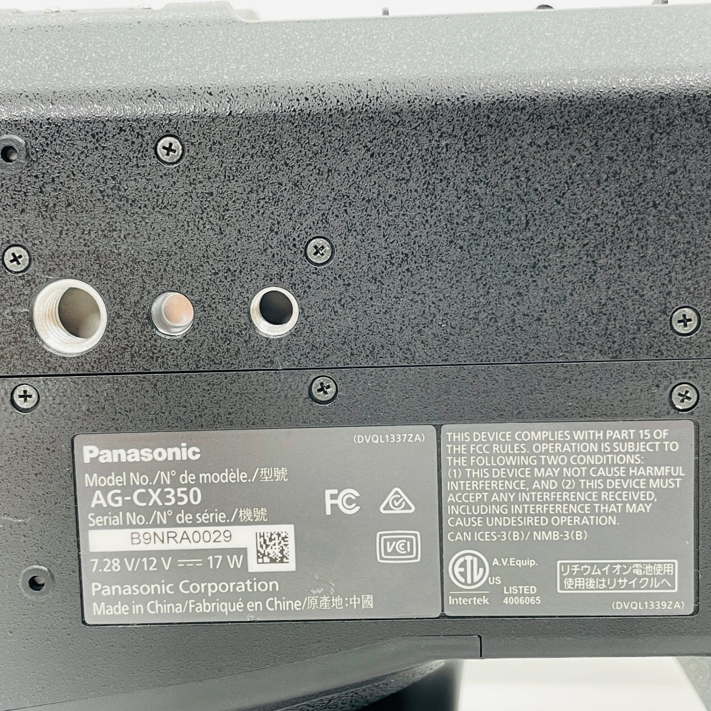 美品 Panasonic AG-CX350 ビデオカメラ 別売りおまけ多数あり 通電時間111時間【C4504-140】