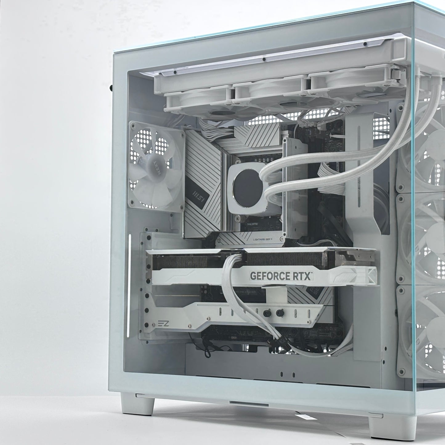 オールホワイト 自作デスクトップゲーミングPC i7 14700K 16GB  SSD 2TB HDD 8TB RTX 4070  Windows 11 Home【C8101-160】